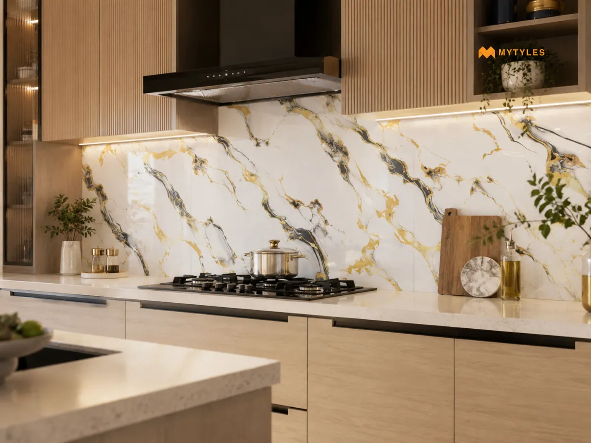 Soft Marble-Look Tiles That Never Go Out of Style